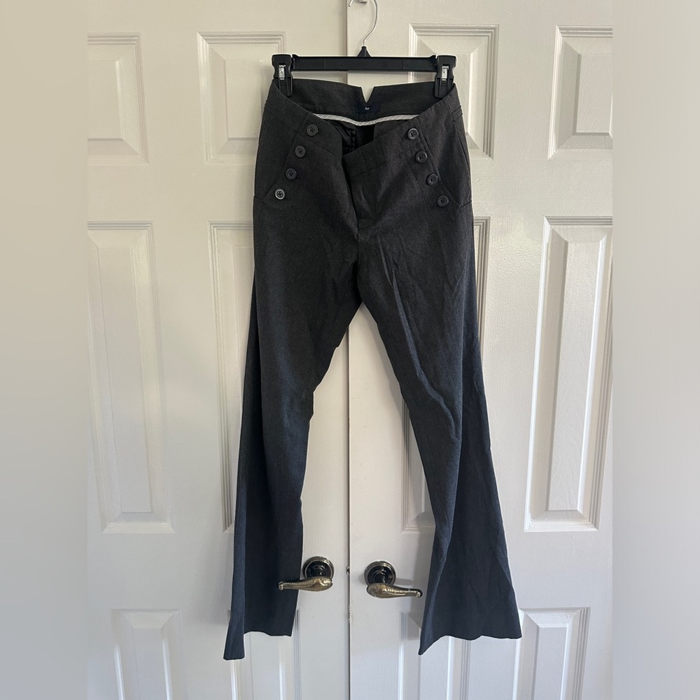 Grey GAP work pants. Size 2 regular